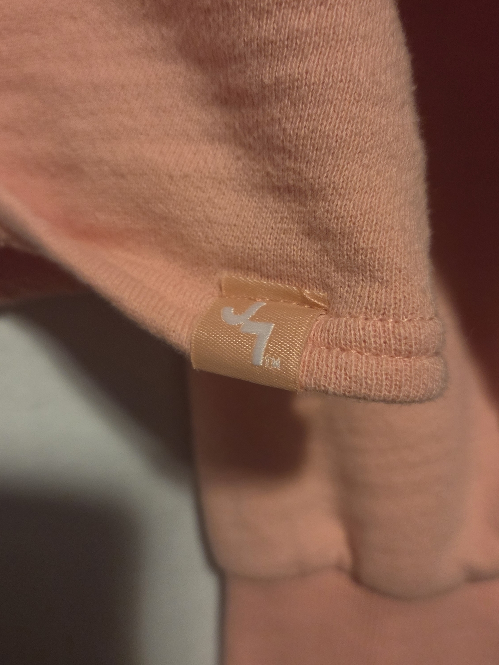 JoyLab Peach V-Neck Ruched Front Cropped Athletic Sweatshirt Large - Picture 6 of 8